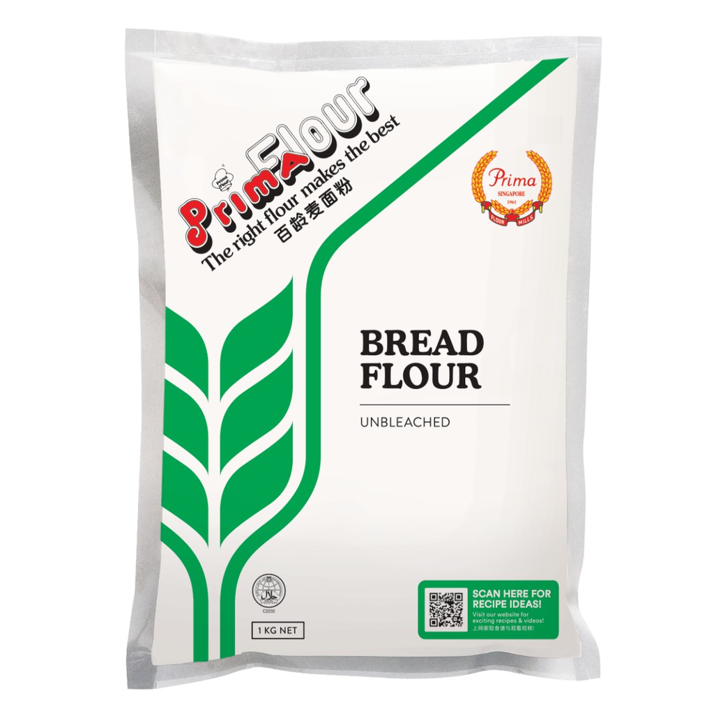 (NEW STOCK) PRIMA FLOUR unbleached (Bread / Cake / Top / Semolina / Wholegrain / HongKong / Plain) Premium Quality