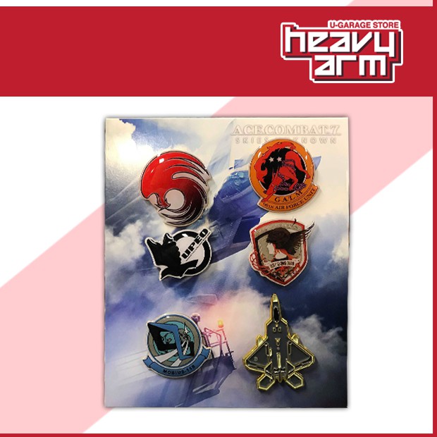 Ps4 Ace Combat 7 Skies Unknown Enamel Pin Set Metal Official 空戰奇兵 7 Shopee Malaysia