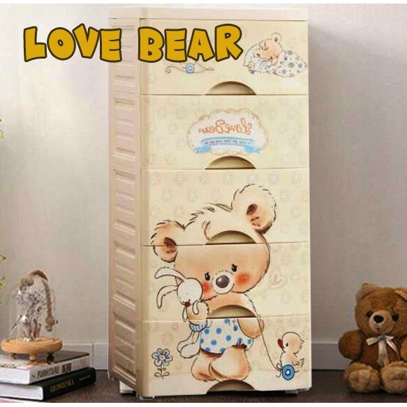 CARTOON CABINET 38CM ALMARI TARIK RAK BAJU KABINET PLASTIK CARTOON CABINET 38CM ALMARI TARIK RAK BAJU KABINET PLASTIK