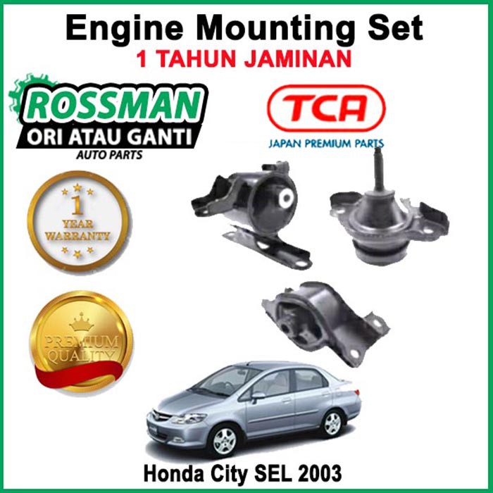 Honda City SEL / VTEC 2003 TCA Engine Mounting Set 1 Year Warranty 