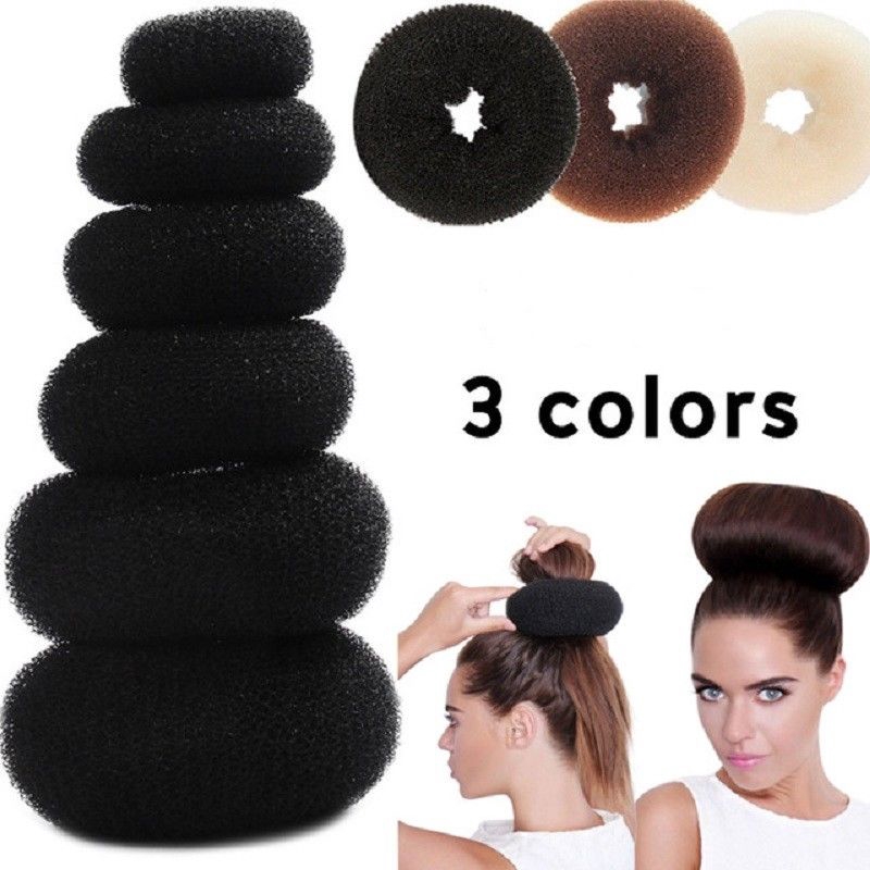 Hair Donut Bun Maker Magic DIY Hair Styling Tools For Hair Accessories |  Shopee Malaysia