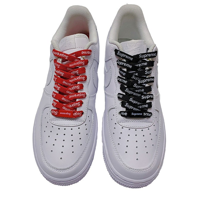 supreme air force 1 red laces