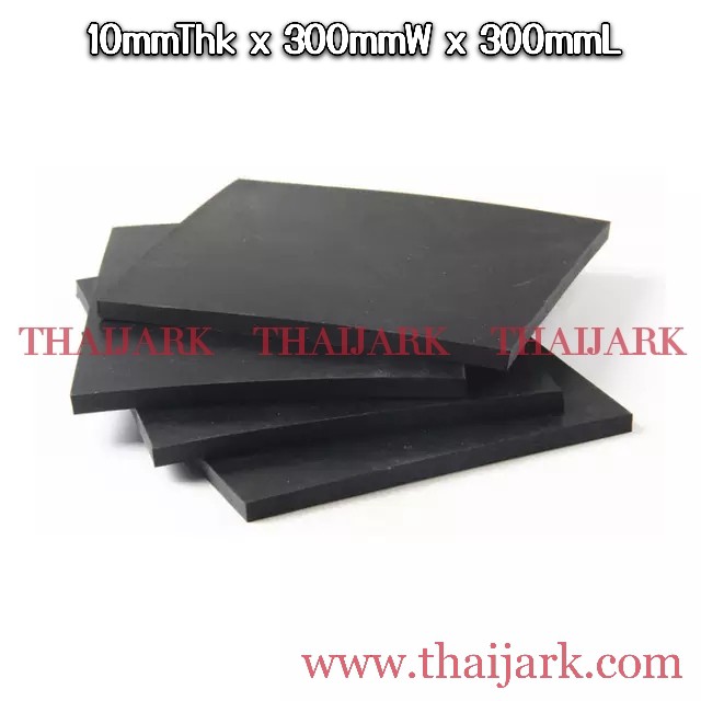 Neoprene Sheet, Size: 10mm x 300mmW x 300mmL, Smooth Surface Rubber ...