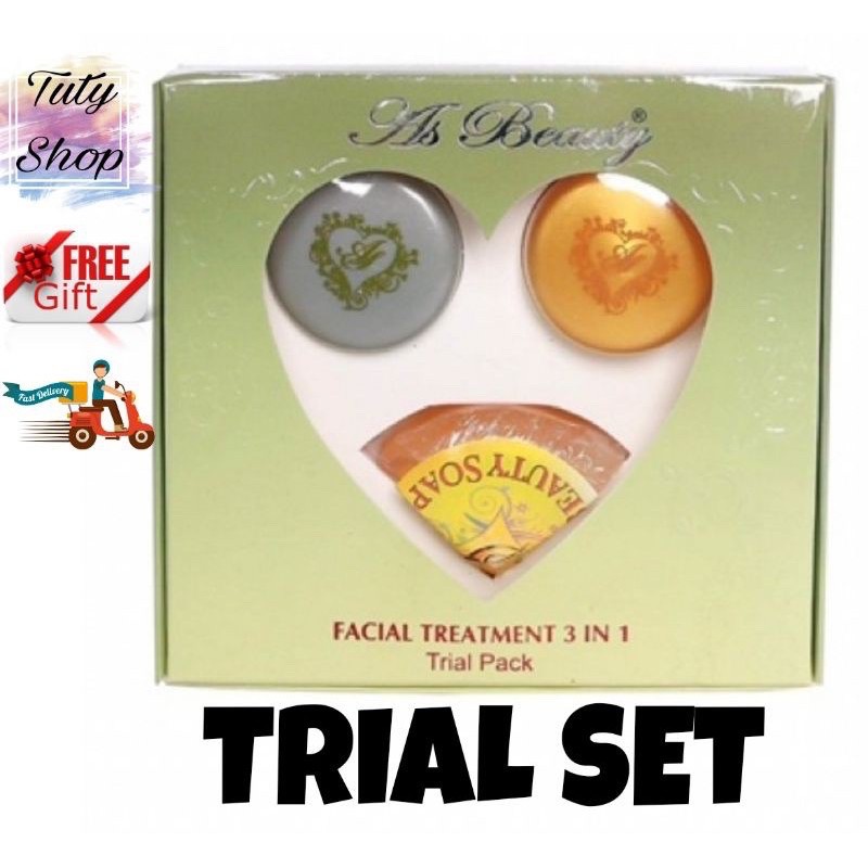 AS BEAUTY - TRIAL SET (SET PERCUBAAN) 100% ORIGINAL - Authentic product from As Beauty HQ