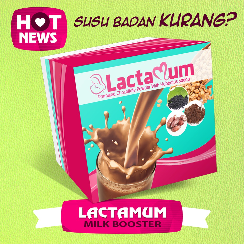 Lactamum Milk Booster Minuman Tambah Susu Badan Shopee Malaysia