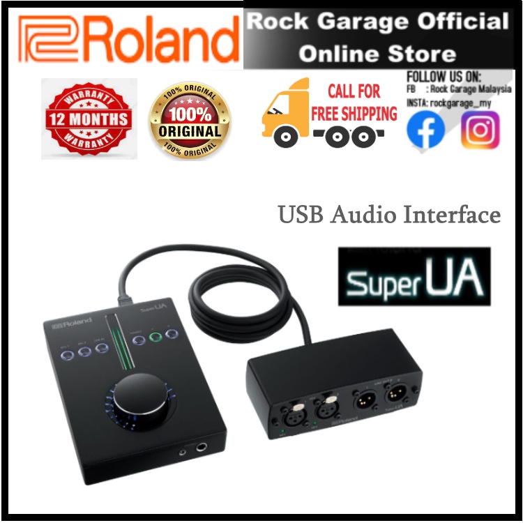 Roland UA-S10 superUA USBオーディオインターフェース amevisao.com.br