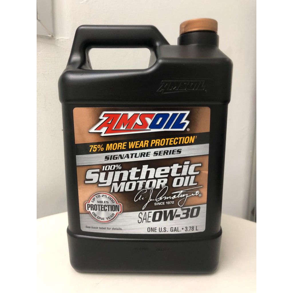 Amsoil 0W-30 Signature Series Synthetic Engine Oil (Gallon) | Shopee ...