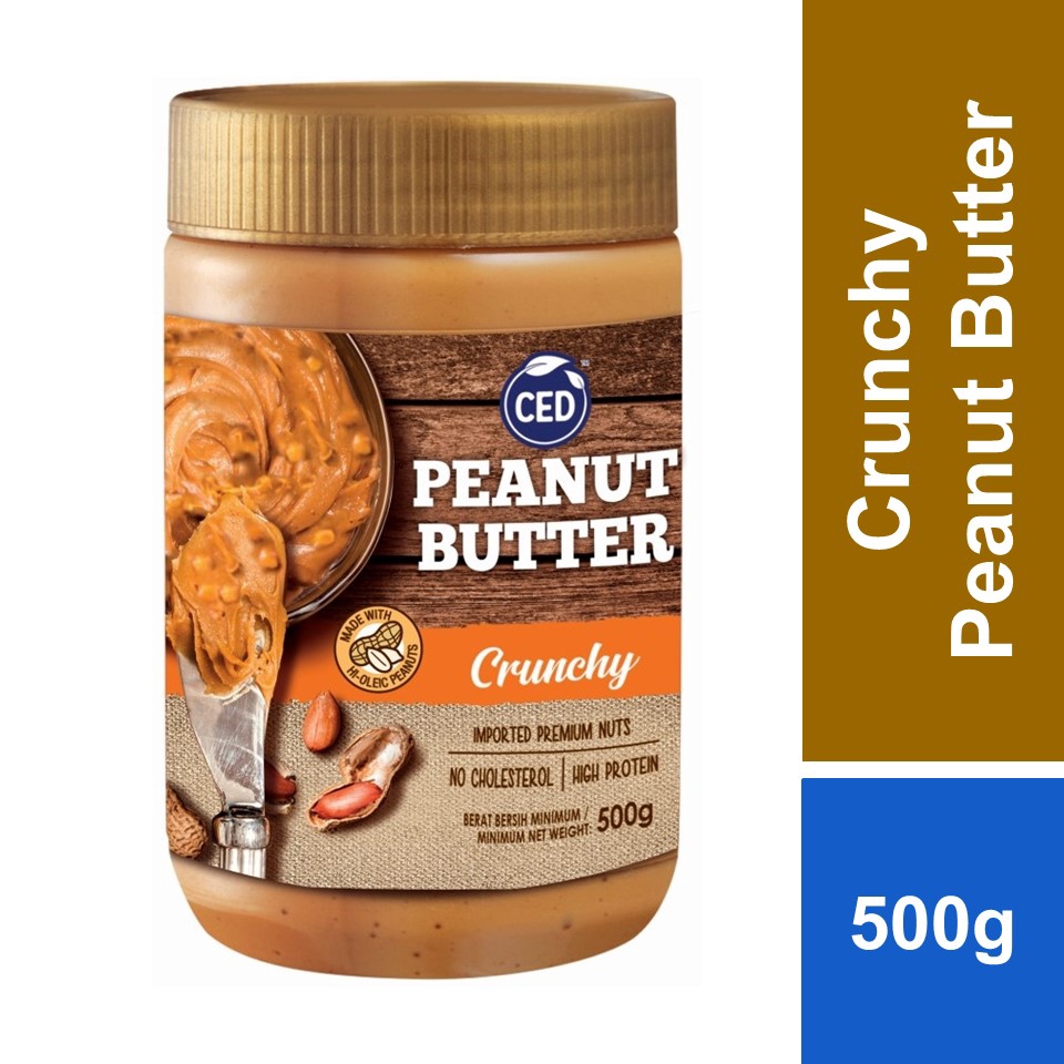 Ced Peanut Butter Crunchy 500g Shopee Malaysia