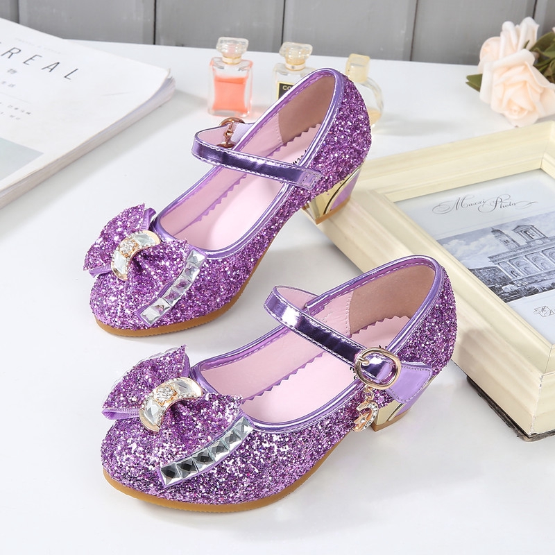 purple princess shoes