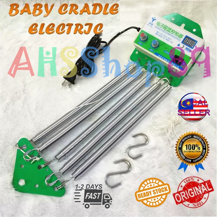 Baby Cradle Electric Music Spring Buai Buaian Bayi Elektrik