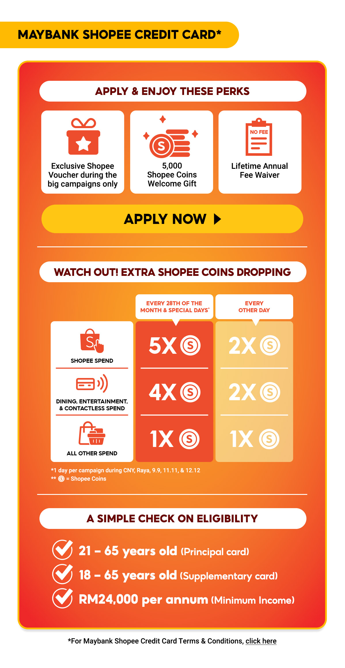 Maybank Shopee Credit Card | Earn Shopee Coins. Anytime. Anywhere ...