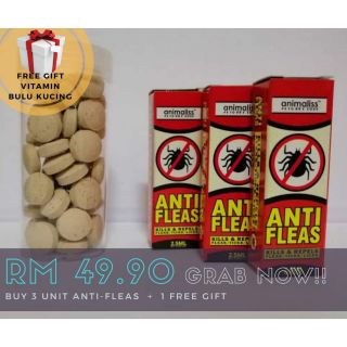 Hot Promotion 3unit Ubat Kutu Kucing Anjing 2in1 Free 1