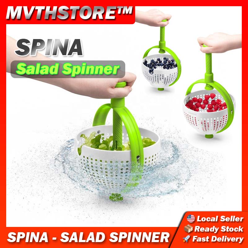 Spina Salad Spinner, Colanders and Strainers For Vegetables, Salad Maker, Kitchen Strainers