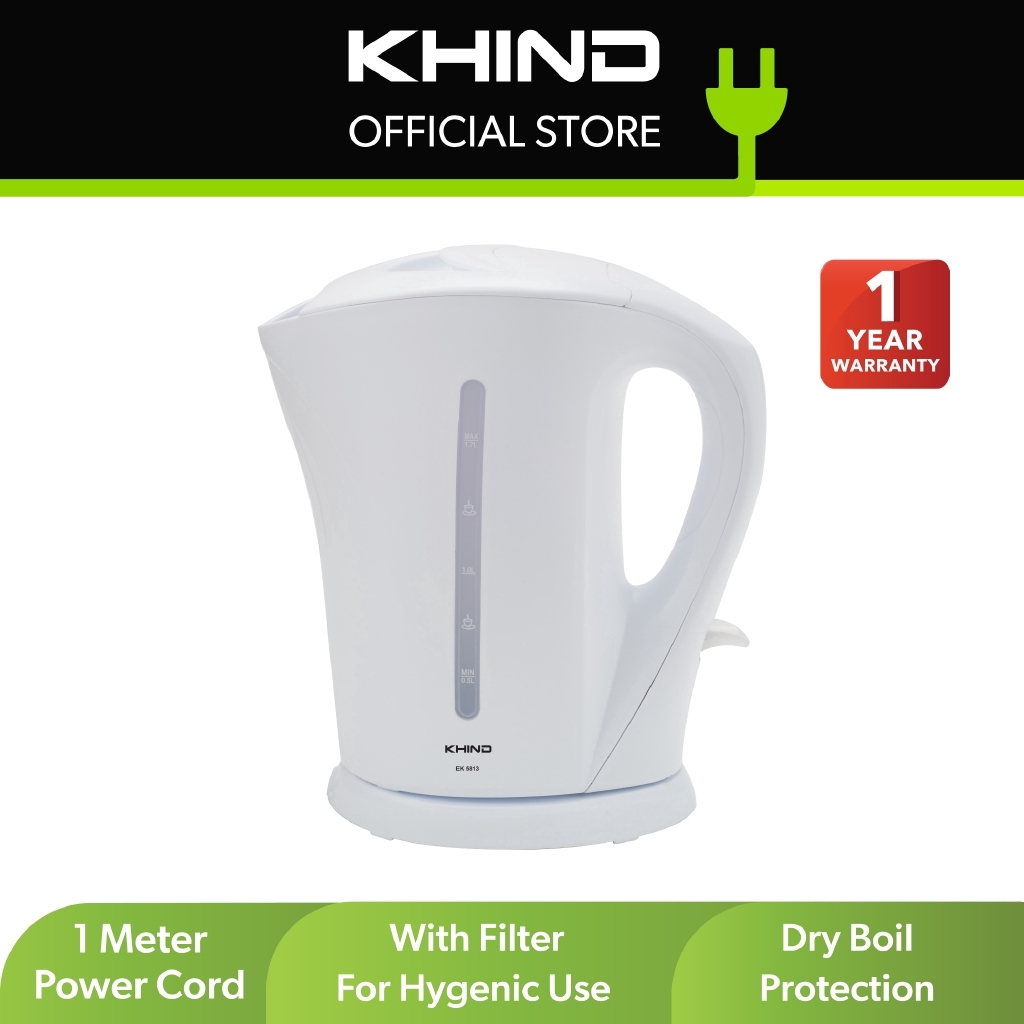 Khind 1.7L Electric Jug Kettle EK5813