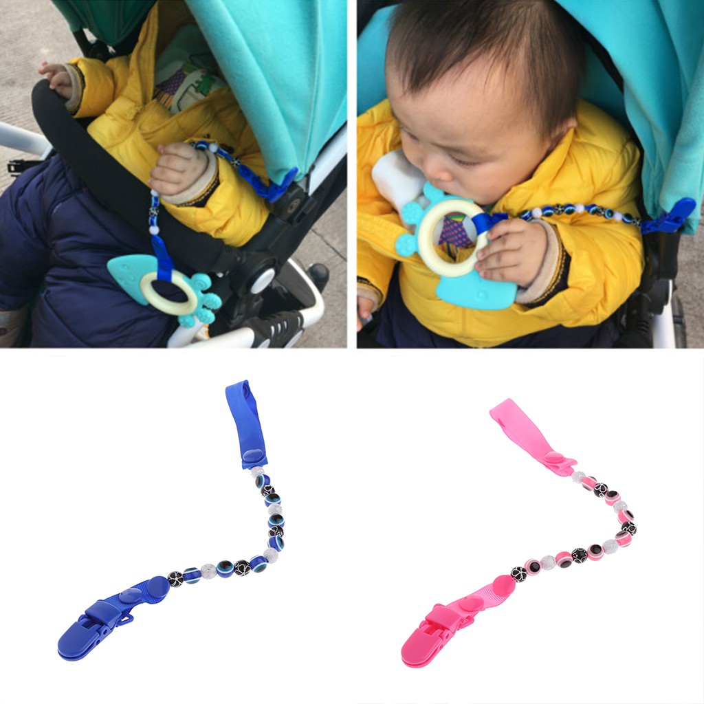 Infant Baby Anti-lost Dummy Soother Nipple Strap PLeash Holder Kid Pacifier Clip
