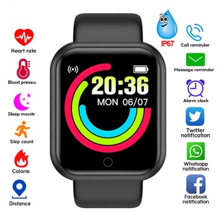 Image of Smart Watch Sport Band Bluetooth Jam pintar SmartWatch Wristband Fitness Tracker Heart Rate Monitor Men Women Y68S