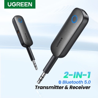 UGREEN 2-in-1 Bluetooth Transmitter Receiver Bluetooth 5.0 Adapter Wireless 3.5mm Adapter Low Latency for TV/Home