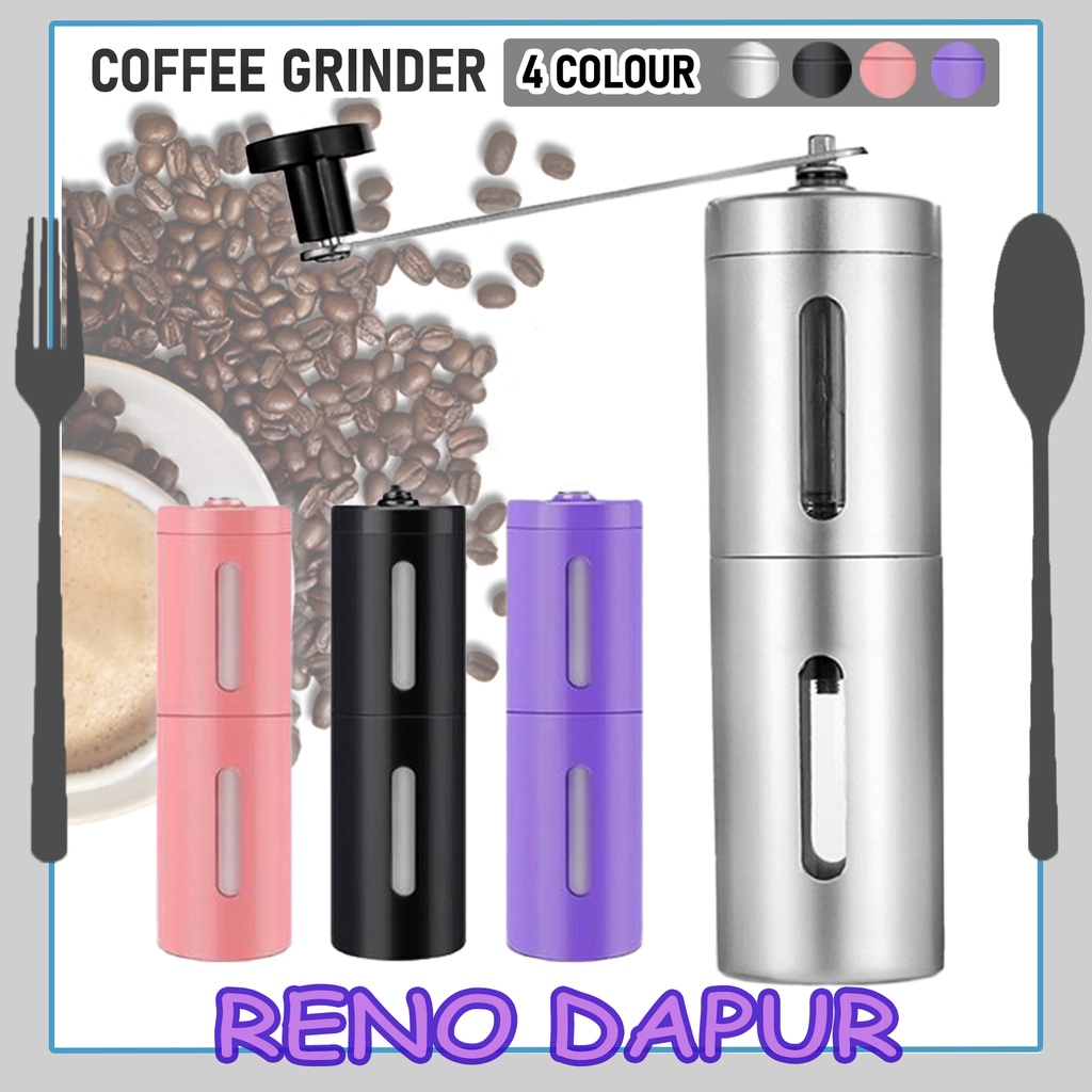 Shake Manual Coffee Grinder Burr Grinder Coffee Bean Grinder with Hand Crank 手动咖啡豆研磨机