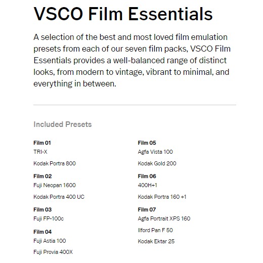 Vsco free download