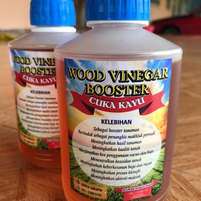  cuka kayu  organik 500ml wood vinegar booster Shopee Malaysia