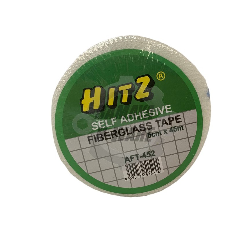 HITZ Self Adhesive Fiberglass Tape. 2'' DRYWALL Tape. 5CMx45M