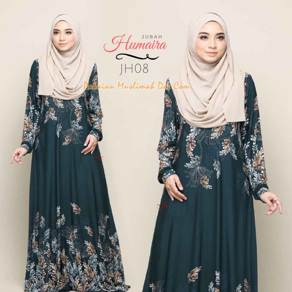 7 CORAK CANTIK  HUMAIRA MUSLIMAH JUBAH  DRESS JUBAH  LYCRA IRONLESS NURSING JUBAH  Shopee Malaysia