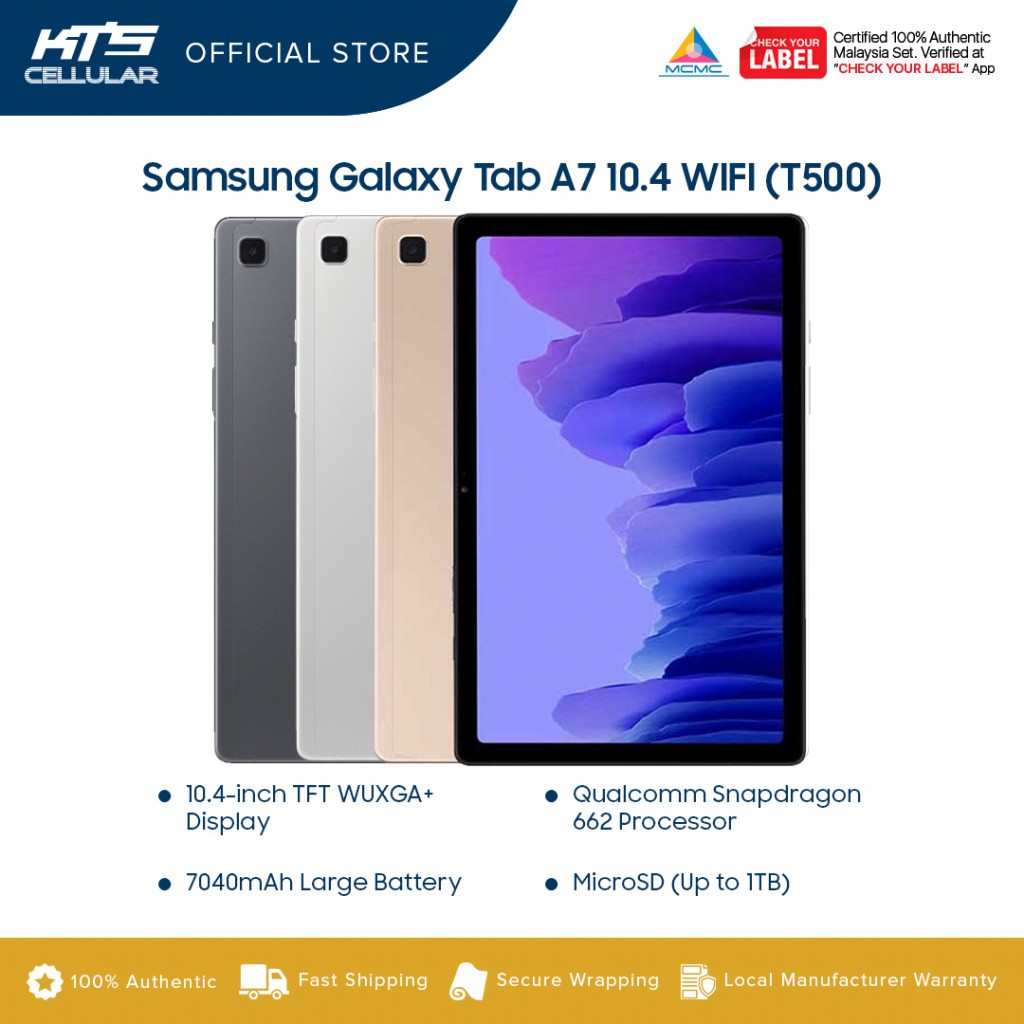 galaxy tab a7 t500