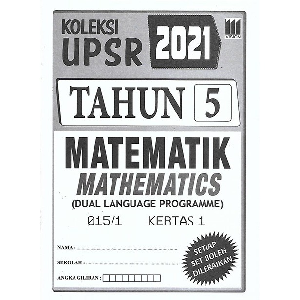 Matematik tahun 5 2021