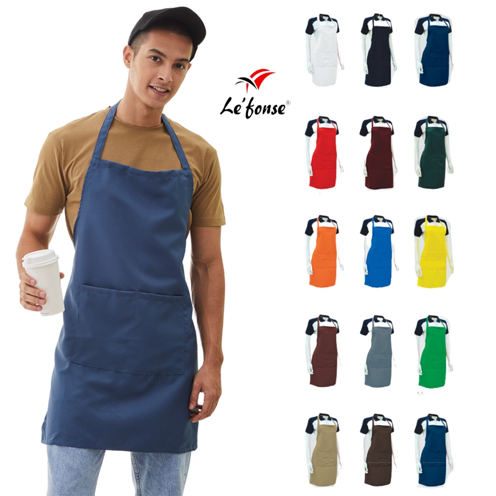 Lefonse Polyester Full Body Apron with Front Pocket - Multi Colours ...