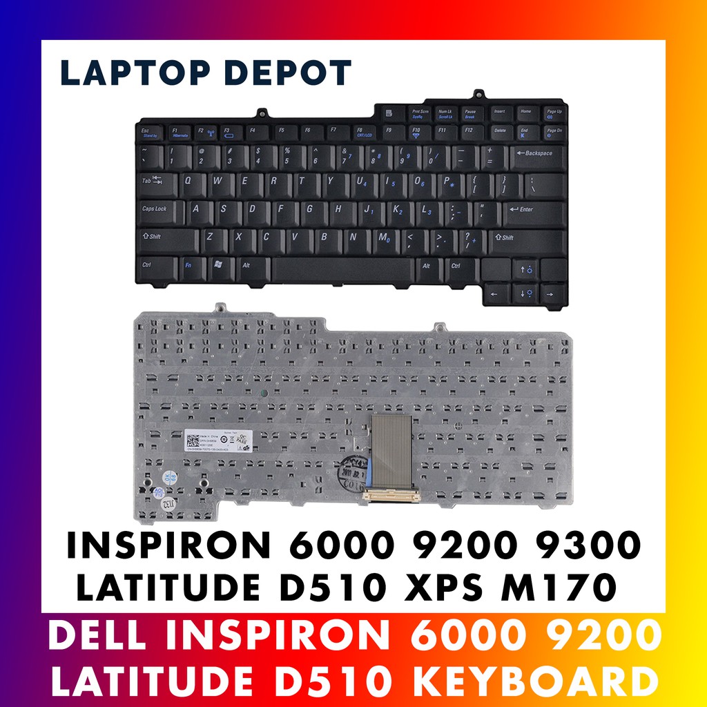 Dell Inspiron 6000 90 9300 Latitude D510 Xps M170 0h5639 Us Keyboard Shopee Malaysia