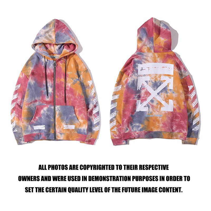 pink and orange tie dye hoodie