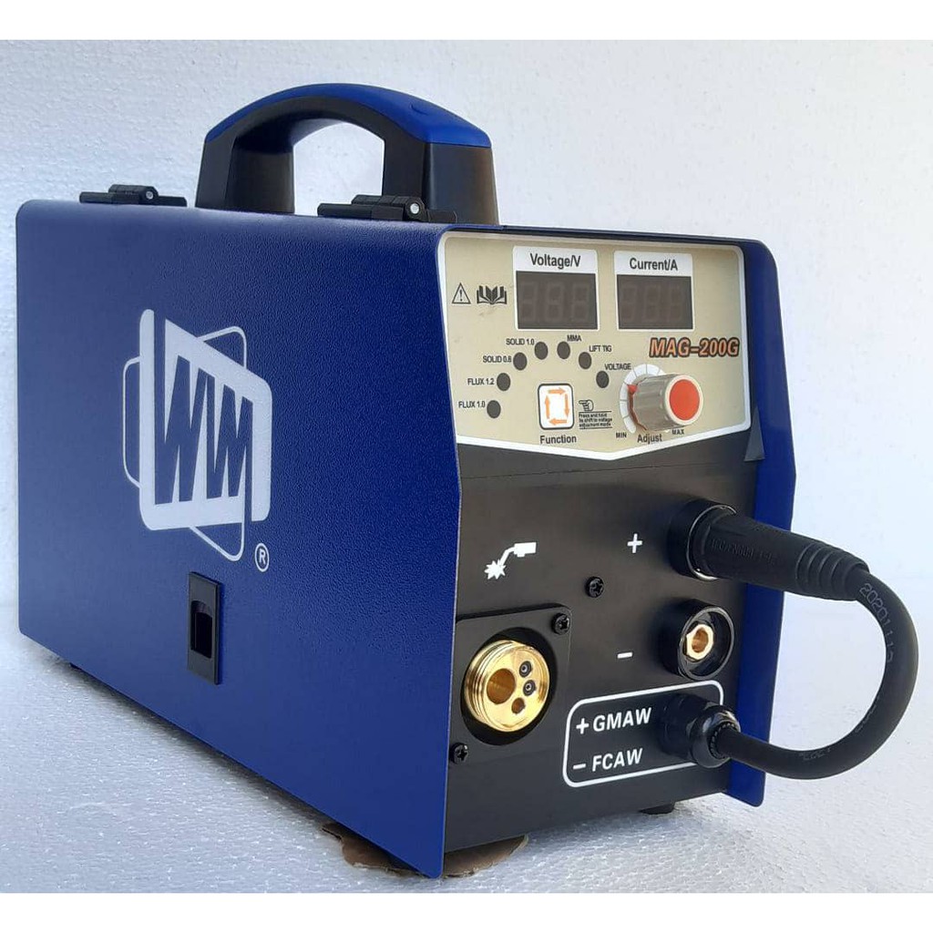 *REAL FULL LOAD 200AMP* WIM SYNERGY MAG 200G MIG GASLESS WELDING