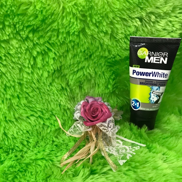 GARNIER MEN POWER WHITE SHAVING & CLEANSING BRIGHTENING FOAM 50 Ml ...