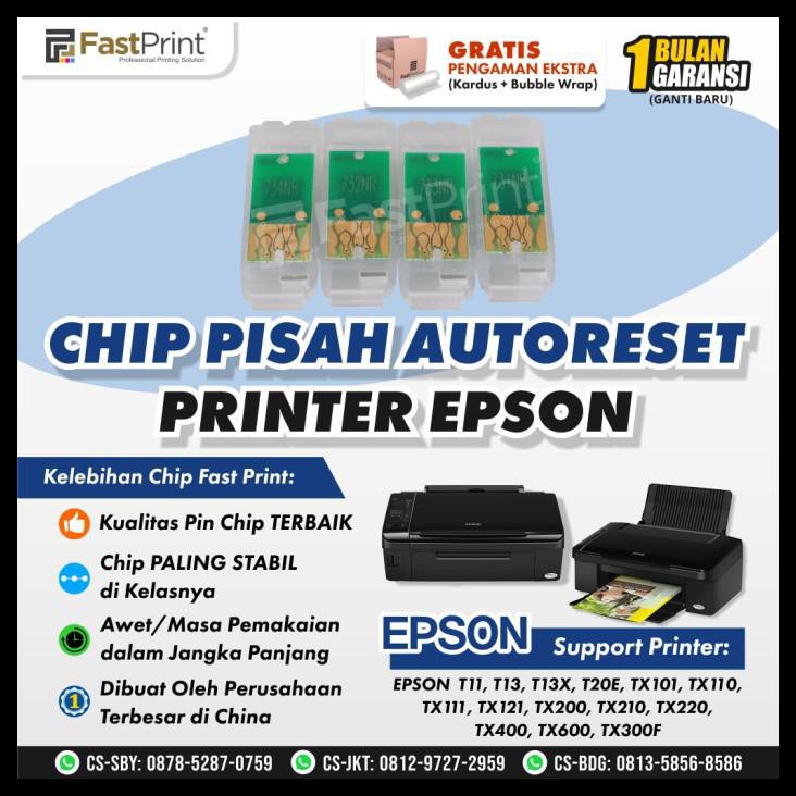 Epson T13 Autoreset Splitter Fast Print 1 Set Shopee Malaysia