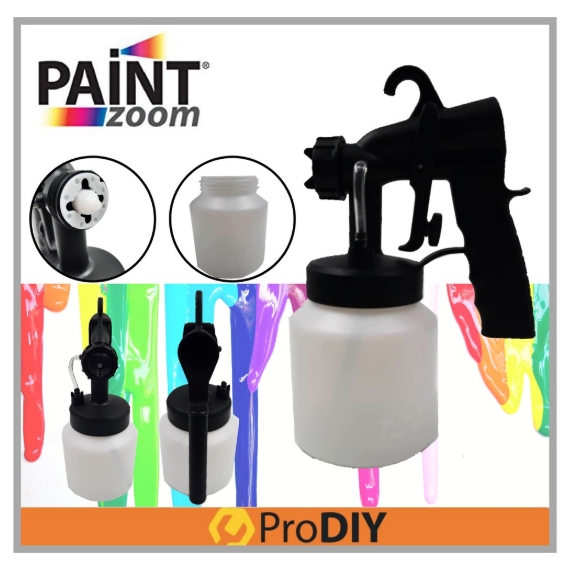 Electric Paint Sprayer Gun Accessory Spare Part - Plastic Gun & Plastic Nozzle & Plastic Container