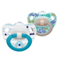 NUK Orthodontic Silicone Soother 0-6months