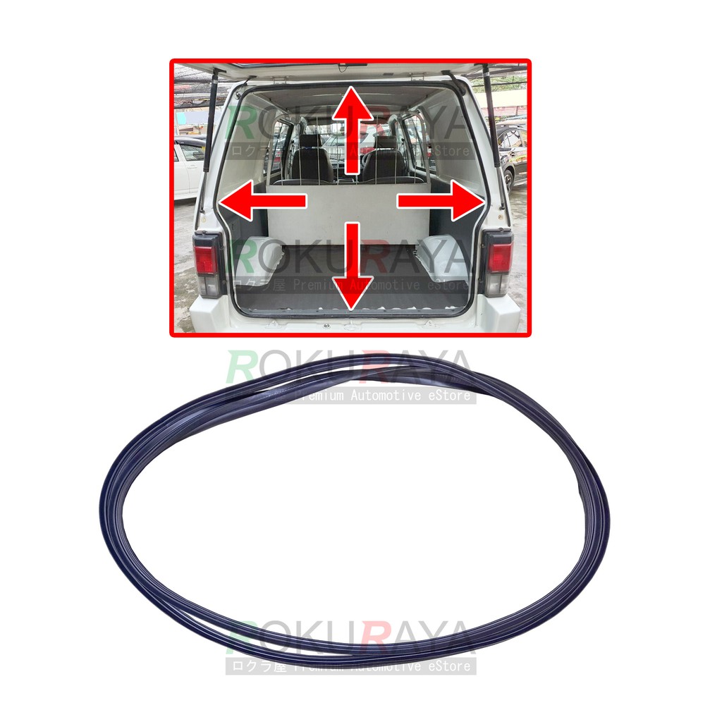 Nissan Vanette C22 C-22 (2nd Gen) Rear Back Bonet Bonnet Boot Door Hatch Trunk Lid Weather Rubber Strip Moulding Molding