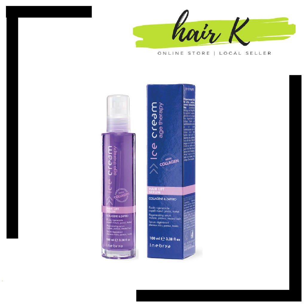 INEBRYA Ice Cream Age Therapy Hair Lift Serum 100ml ( Collagen Serum