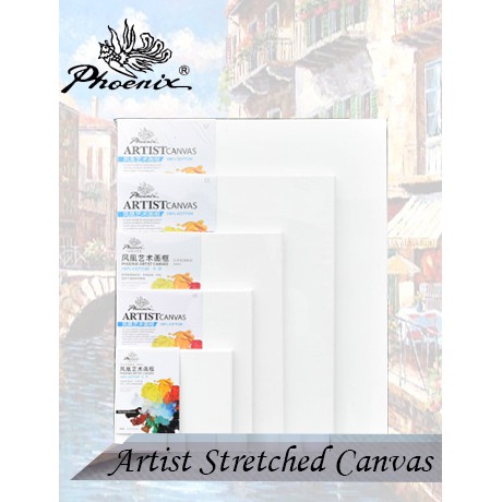 Phoenix Artist Big Sizes Stretched Canvas Acrylic Oil Painting Tools Cm Shopee Malaysia