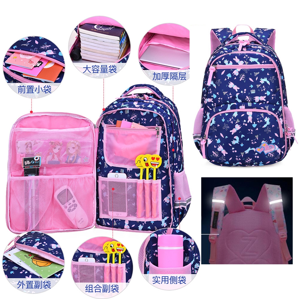 Kids Schoolbag Primary School Student Backpack Quality Light Weight Boy