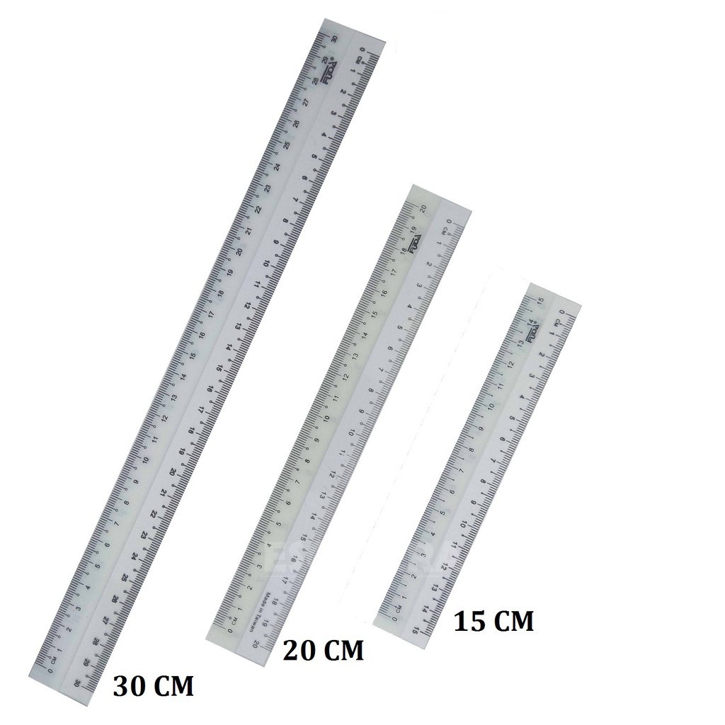 Astar Straight Ruler 15cm 20cm 30cm Pembaris Plastik Pembaris