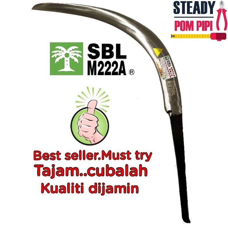 Sbl M222a Oil Palm Harvesting Sickle White Sabit Kelapa Sawit Sbl Egrek Sawit Sbl Shopee Malaysia