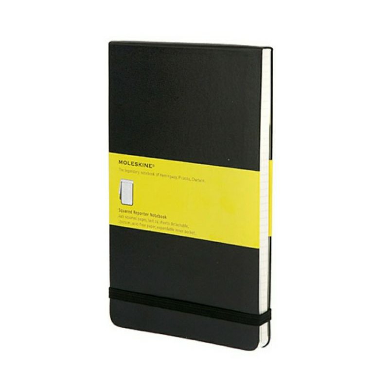 Moleskine Squared Reporter Notebook Hard Cover Large size