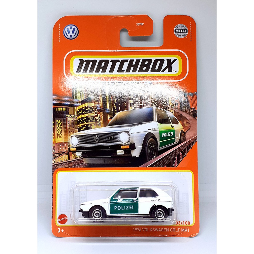 Mattel Matchbox 1:64 diecast - 1976 Volkswagen Golf MK1 | Shopee Malaysia