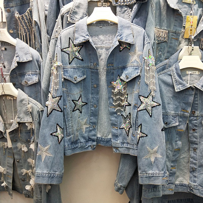 bling denim jacket