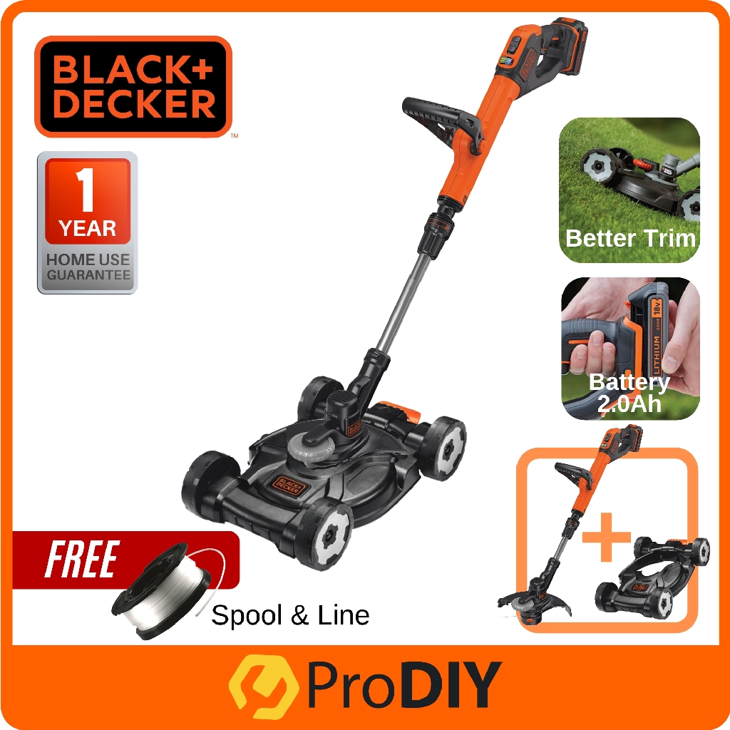 black & decker lawn trimmer