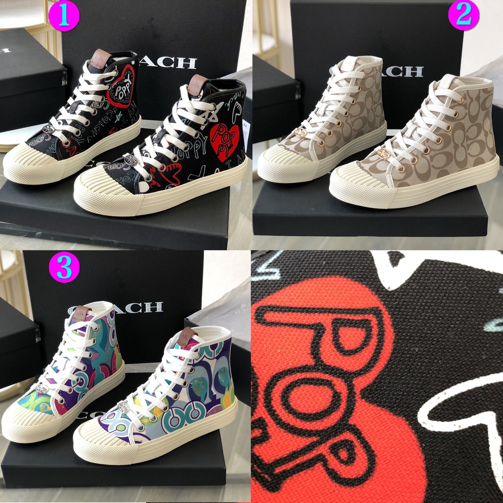 coach canvas shoes