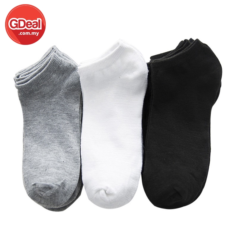 GDeal Fashion Foot Cover Short Socks For Business Casual Solid Color