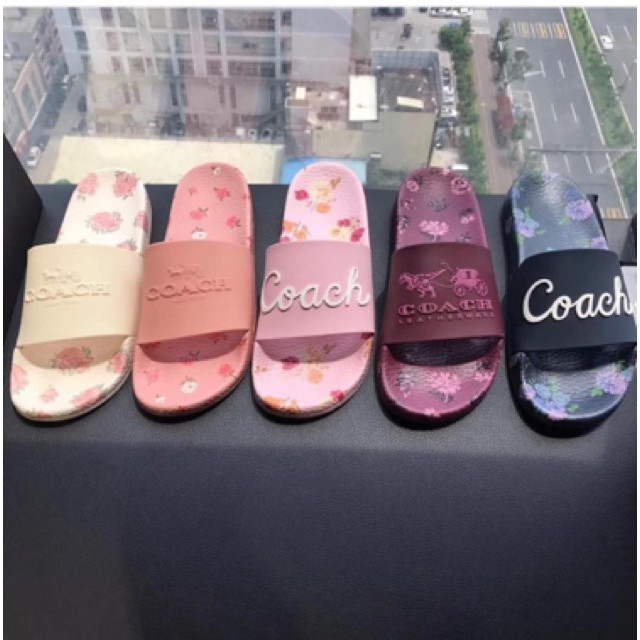 coach flower sandals