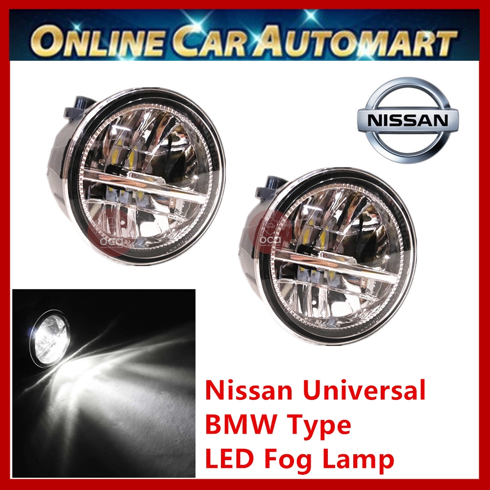Nissan Universal Car Fog Light/ Fog Lamp OEM Fit 2 Pcs (BMW Type) 